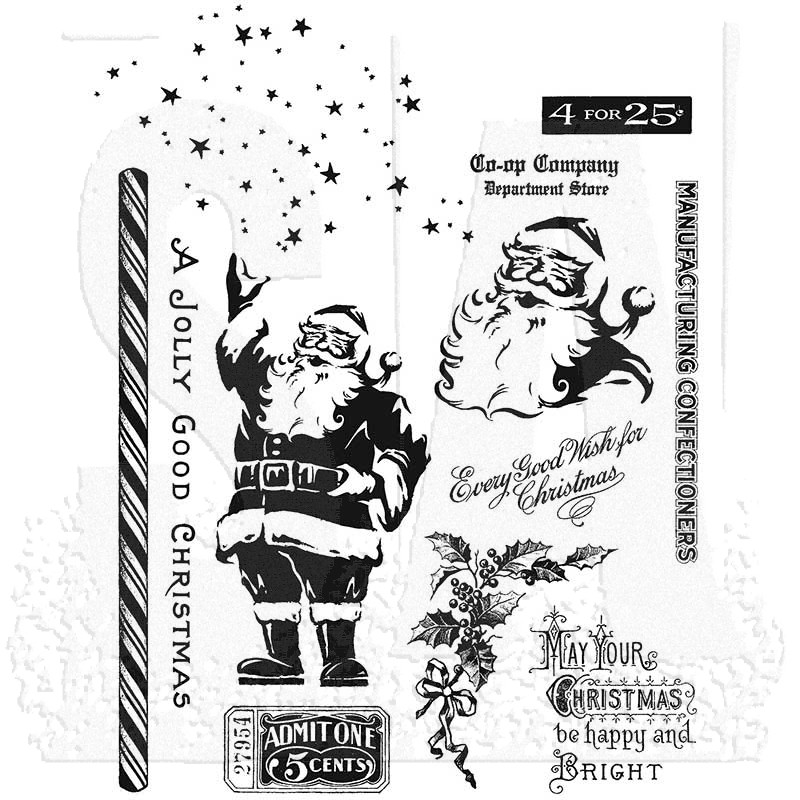 Tim Holtz Cling Rubber Stamps The Inspector CMS465