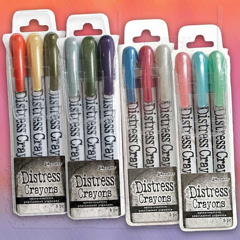 Tim Holtz Distress Crayons Set 11 and Set 12 - Includes Six  New Distress Colors from 2020-2021 : Arts, Crafts & Sewing