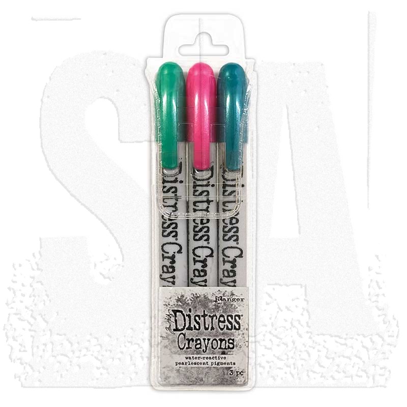 What are distress crayons? 