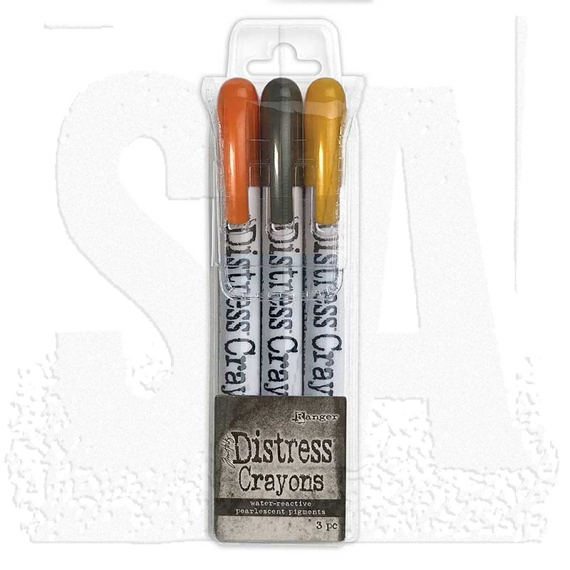 Tim Holtz Bundle of 60 Distress Crayons, All 10 Sets: Set 1, 2, 3