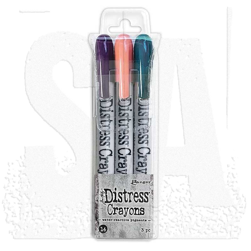 Tim Holtz Distress Crayons: Set 14 - TDBK82293
