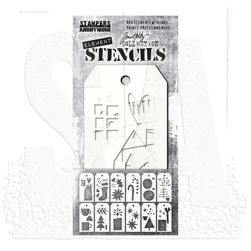 Tim Holtz Stencils: Elements – The Ink Stand