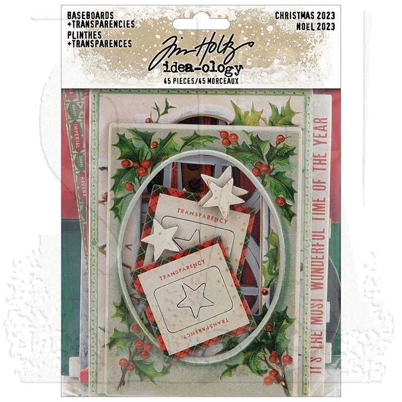 The Artful Maven: Tim Holtz Sizzix Christmas 2023 - Holiday Knit Forest  Shadows and Reindeer Sleigh Christmas Card