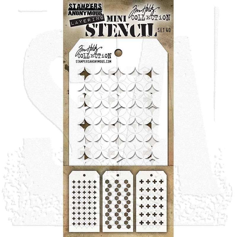 Tim Holtz Stampers Anonymous - Hex Stencil