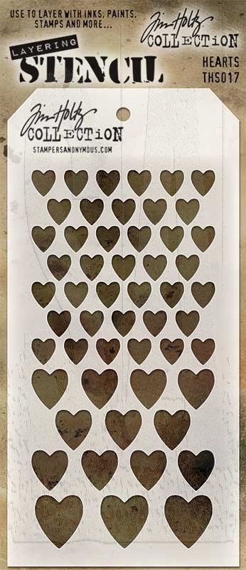 30330 Feather Heart Stencil 6.5 x 7