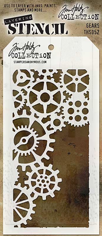 Stampers Anonymous Tim Holtz® Mesh Layering Stencil, 4 x 8.5