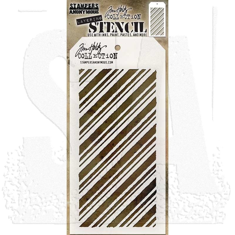 Stampers Anonymous Tim Holtz® Mesh Layering Stencil, 4 x 8.5