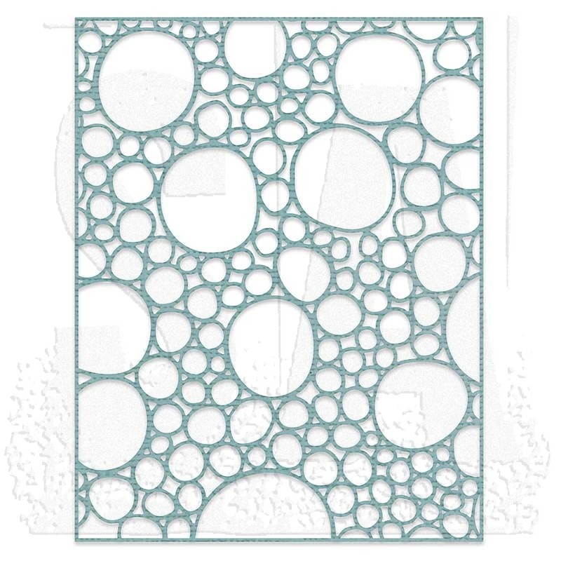 Tim Holtz Layering Stencil - Bubbles, THS138