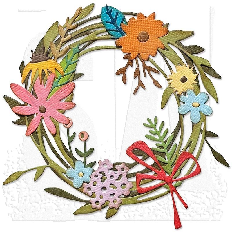 Floral Wreath Stamp - Simply Stamps