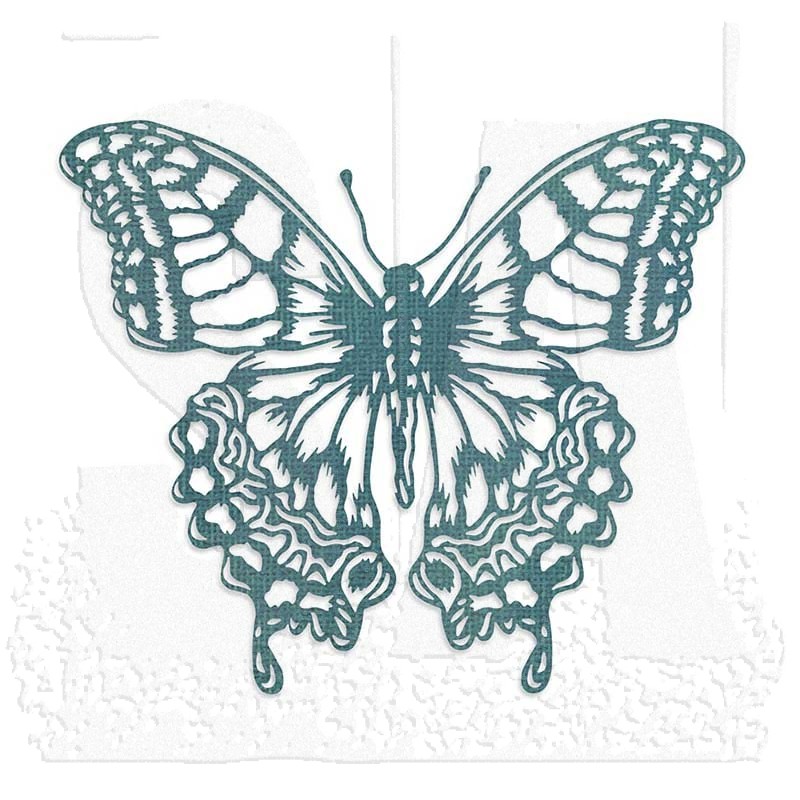 Sizzix Thinlits-Scribbly Butterflies Die Set
