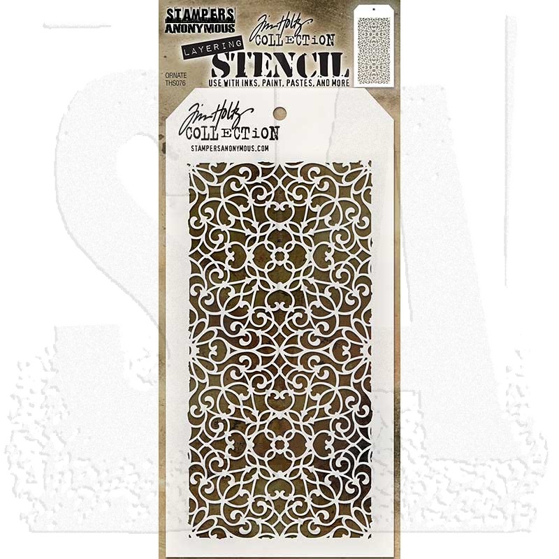Tim Holtz Steampunk Layering Stencils Gears & Clock Patterns Stampers  Anonymous