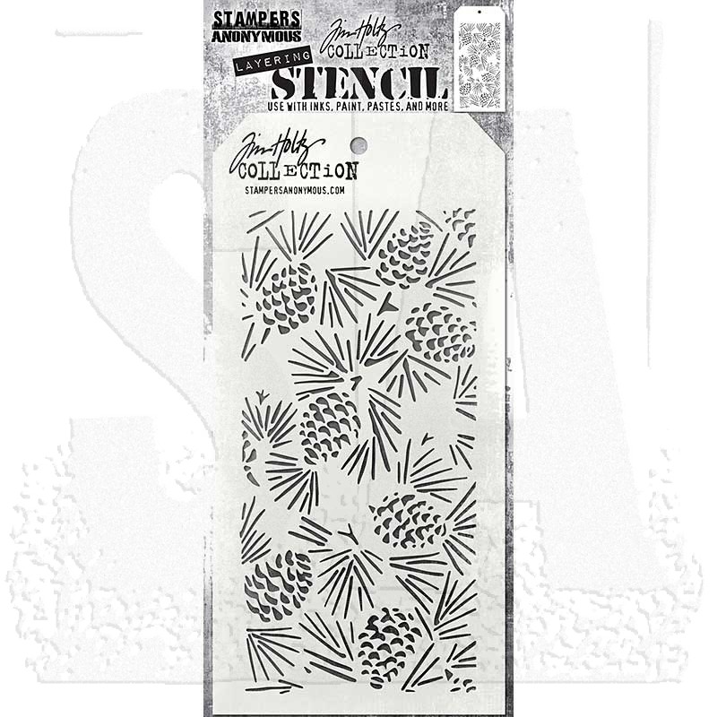 Stampers Anonymous Tim Holtz Layering Stencil - Industrial THS051