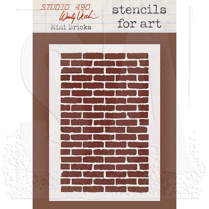 Brick By Brick Stencil