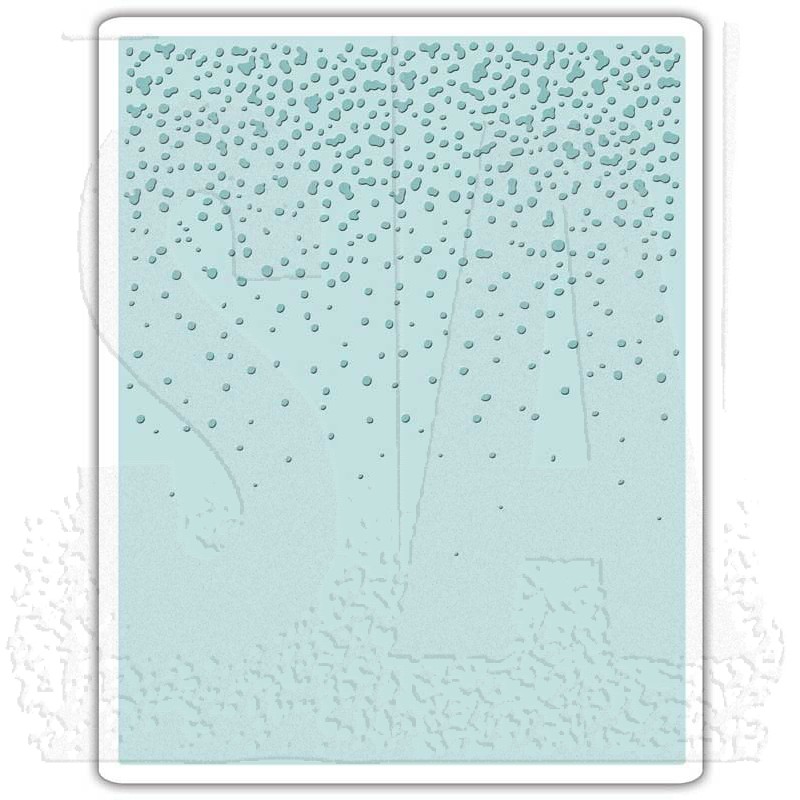 Sizzix Texture Fades Embossing Folder Snowfall/Speckles by Tim Holtz