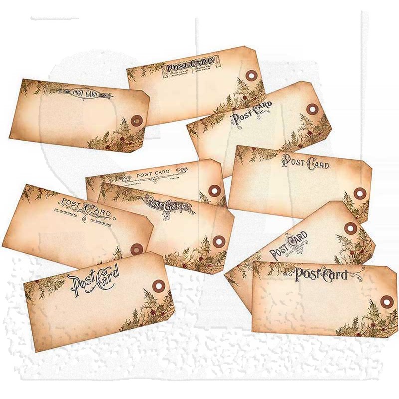 Stampers Anonymous Tim Holtz Cling Rubber Stamps Stamp Postcards Docum –  Everything Mixed Media