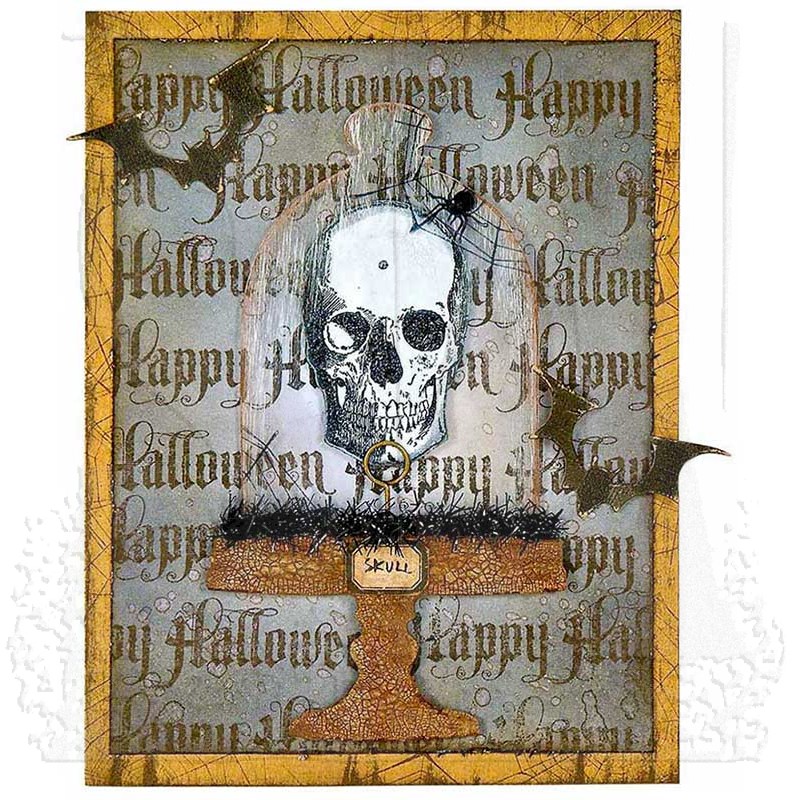 Tim Holtz Cling Mount Stamps: Mini Halloween 3 CMS140