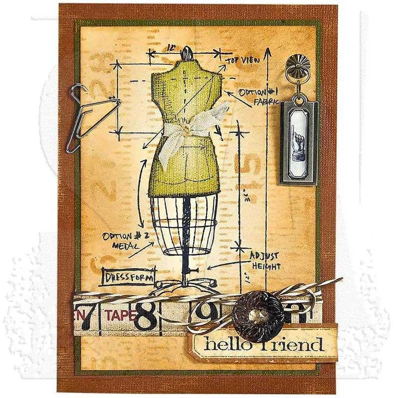 Tim Holtz Cling Rubber Stamps HIGH SOCIETY BLUEPRINTS cms193 – Simon Says  Stamp