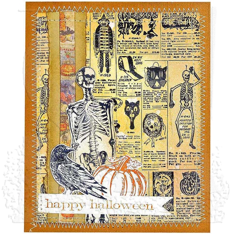 Tim Holtz Cling Mount Stamps: Poisonous CMS171