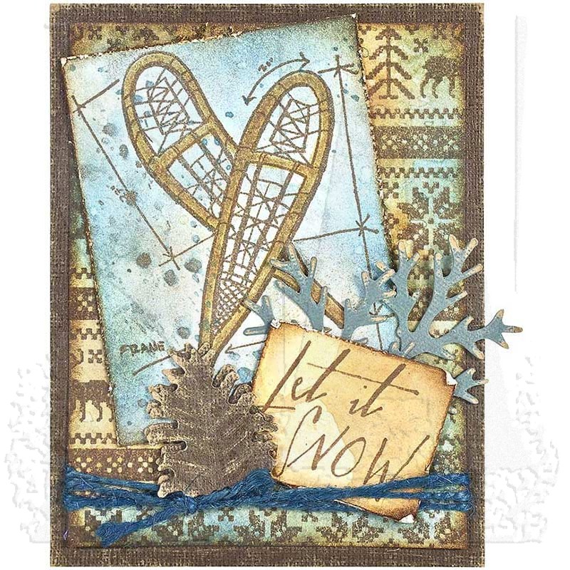 Tim Holtz Cling Rubber Stamps - Shabby French