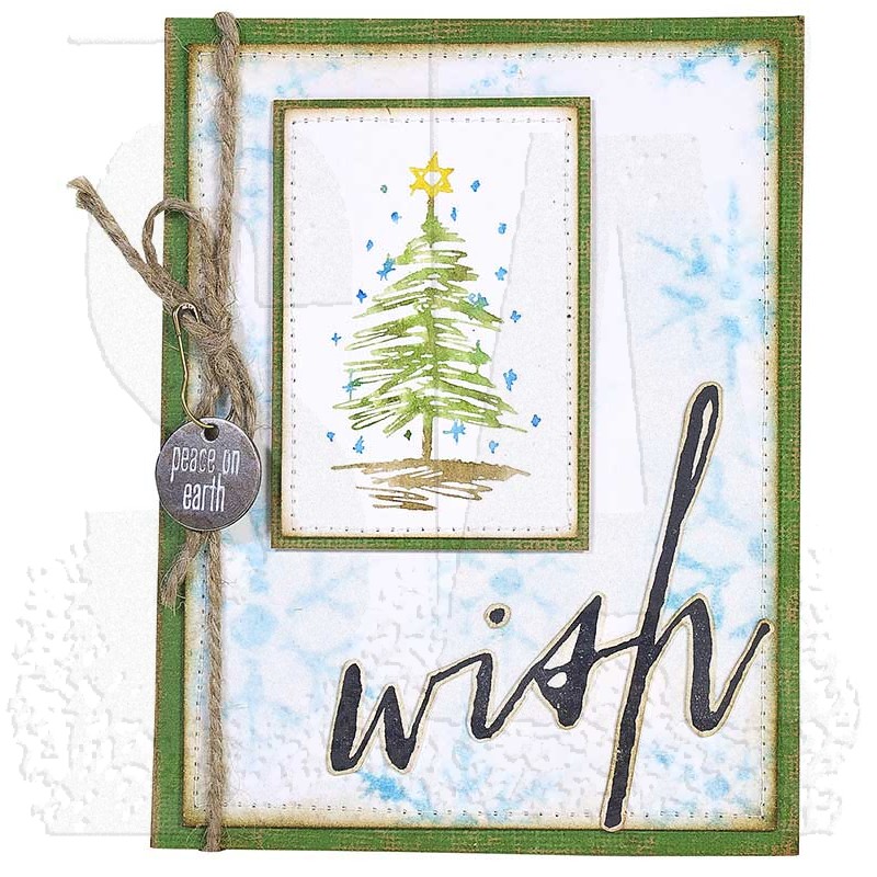 NEW Tim Holtz Stampers Anonymous "SCRIBBLY CHRISTMAS" Rubber Cling Stamp Set