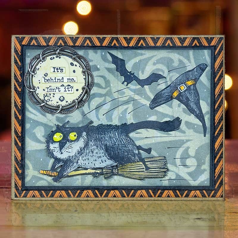 Tim Holtz Stamps Snarky Cat CMS392 — Dizzy Birds Crafts