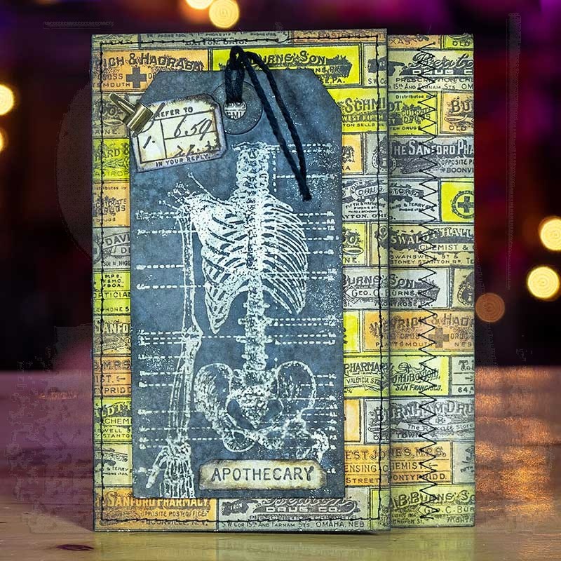 Tim Holtz Cling Mount Stamps: Examination CMS412