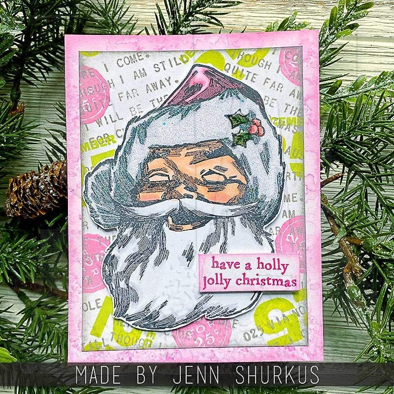 Have A Holly Jolly Christmas: Washi Tape - Jolly Santa Claus
