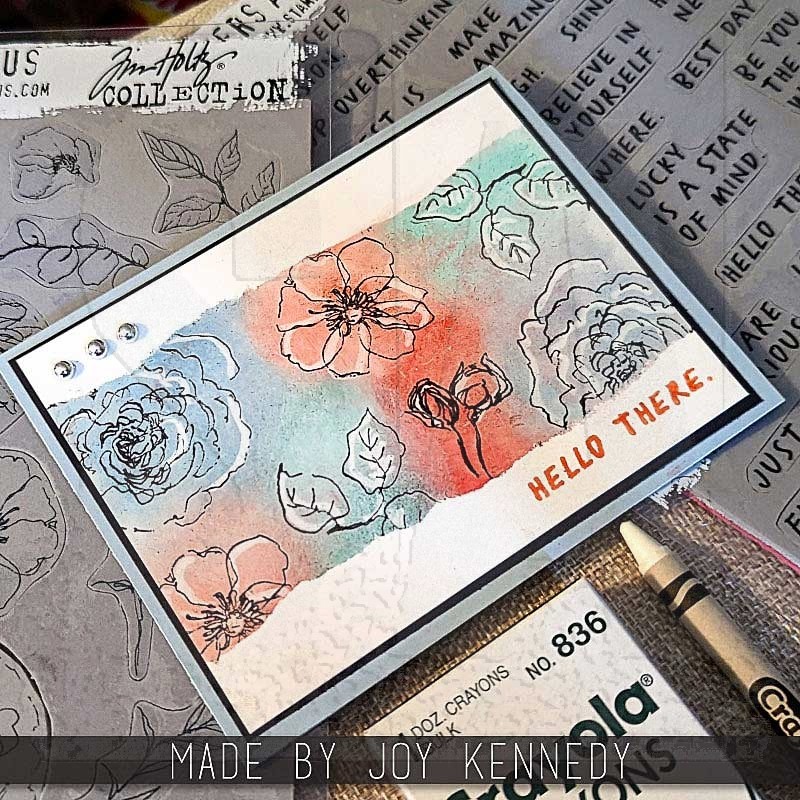 Stampers Anonymous Tim Holtz Stamp Set - Floral Outlines CMS430