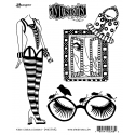 Dylusions Cling Mount Stamps - Rose Colored Glasses DYR53682