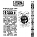 Tim Holtz Cling Mount Stamps - At The Movies CMS081