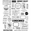 Tim Holtz Cling Mount Stamps - Field Notes CMS396