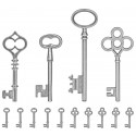 Tim Holtz Idea-ology Adornments: Keys - TH93321
