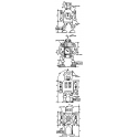 Tim Holtz Blueprint Strip Stamps - Robots THMB026