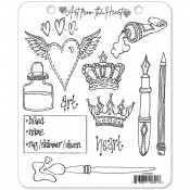 Art From The Heart: 21st Birthday Stamp & Stencils Set AFTH2101