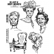 Brett Weldele Cling Mount Stamps - The Grand Dames BWC019