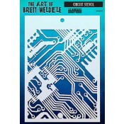 Brett Weldele Stencil - Circuit BWS-011