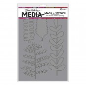 Dina Wakley Media Mask + Stencil: Branches MDS65005