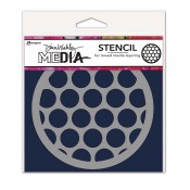 Dina Wakley Media Stencil: Big Circles Coaster - MDS84914