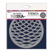 Dina Wakley Media Stencil: Squished Coaster - MDS84976