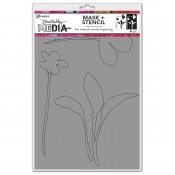 Dina Wakley Media Mask + Stencil: Sprouts MDS77725