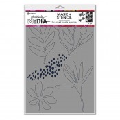 Dina Wakley Media Mask + Stencil: Things That Grow MDS77732