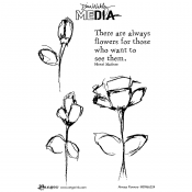 Dina Wakley Cling Mount Stamps: Always Flowers MDR66224