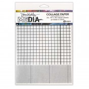 Dina Wakley Media Collage Paper: Grids MDA81821