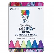 Dina Wakley Media: Neon Scribble Sticks MDA85478