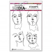 Dina Wakley Cling Mount Stamps: Church Doodles MDR77756