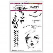 Dina Wakley Cling Mount Stamps: She Is Wise MDR77848