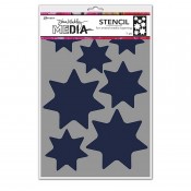 Dina Wakley Media Stencil: Giant Stars - MDS69232