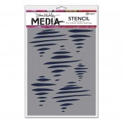 Dina Wakley Media Stencil: Tornado MDS60635