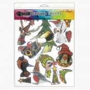 Dylusions Collage Sheets: Christmas - DYA76933