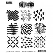 Dylusions Cling Mount Stamps: Get Your Rocks On DYR10014